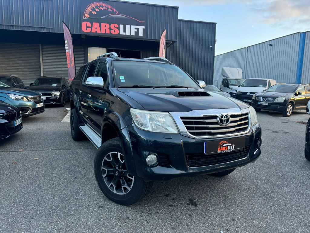 TOYOTA HILUX - PHASE 2 3.0 D-4D PLATEAU DOUBLE CABINE 4WD 171 CV BOÎTE AUTO, INVINCIBLE , DISTRIBUTION FAITE -ENTRETIEN A JOUR-GARANTIE (2013)